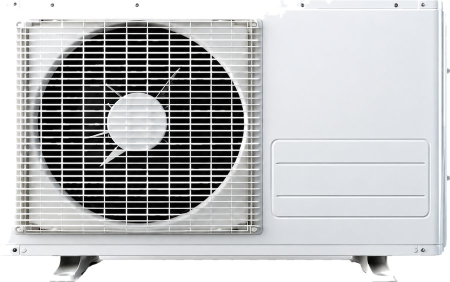 An older outdoor HVAC unit