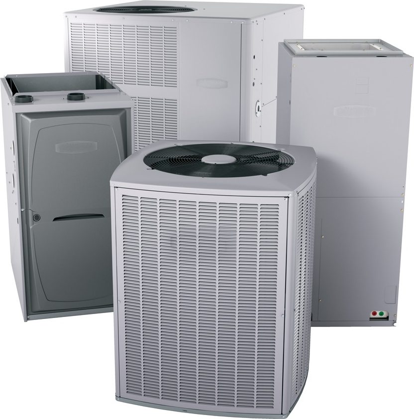 Complete home comfort system — furnace, air conditioner and air handler