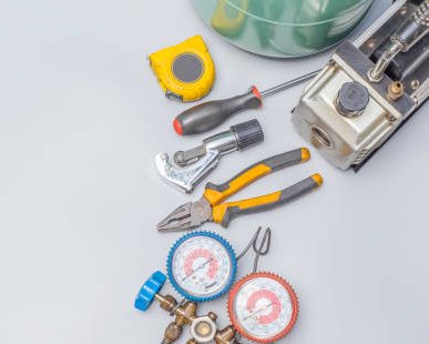 HVAC gauges and tune-up tools
